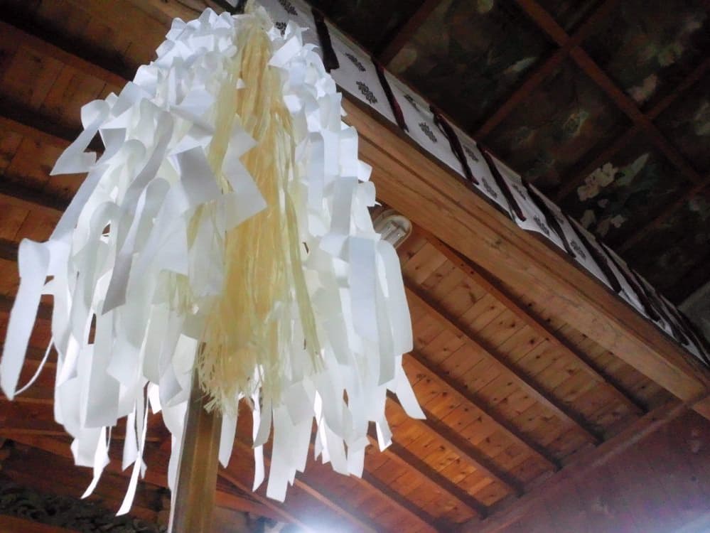 熊本・浮島神社の厄祓い祈願